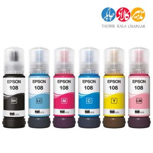 پک جوهر مخزن 6 رنگ اپسون سری 108