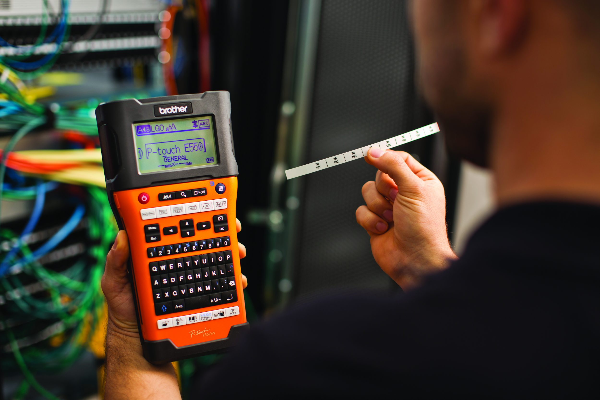 PT-E550-3 پرینتر لیبل زن برادر مدل PT-E550WVP